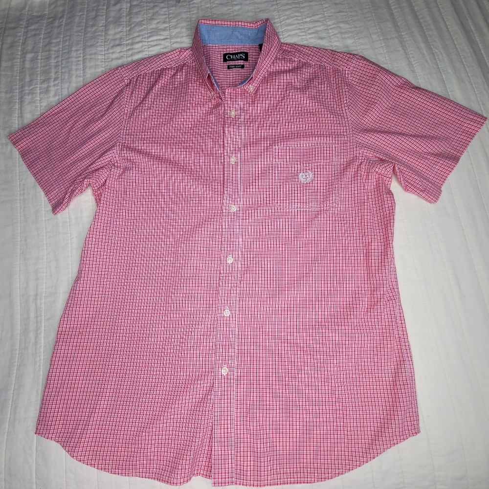 Men's Chaps Button Down Top Large - image 2